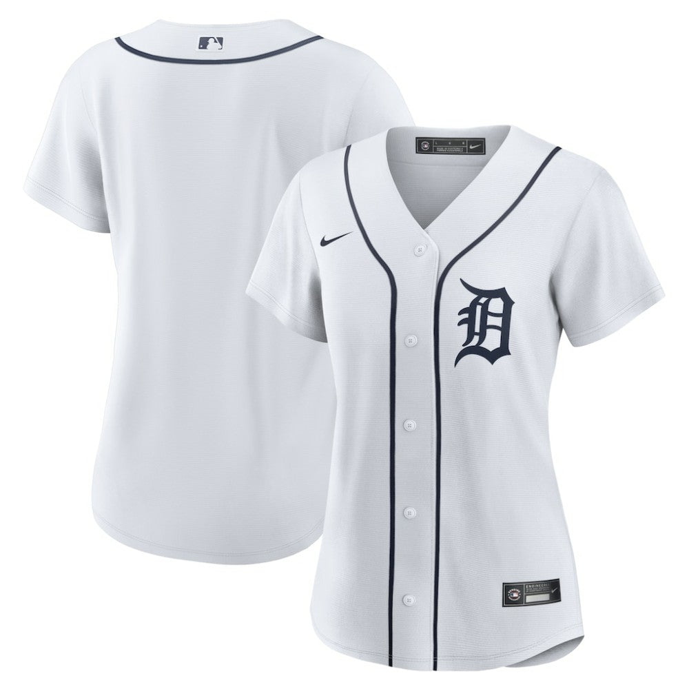 Detroit Tigers Women's Home Replica Team Jersey White | Nike