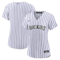Colorado Rockies Women's Home Replica Team Jersey White | Nike