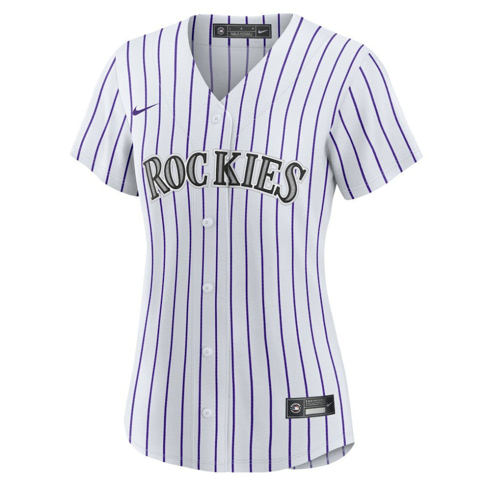 Colorado Rockies Women's Home Replica Team Jersey White | Nike