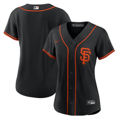 San Francisco Giants Women's Alternate Replica Team Jersey Black | Nike