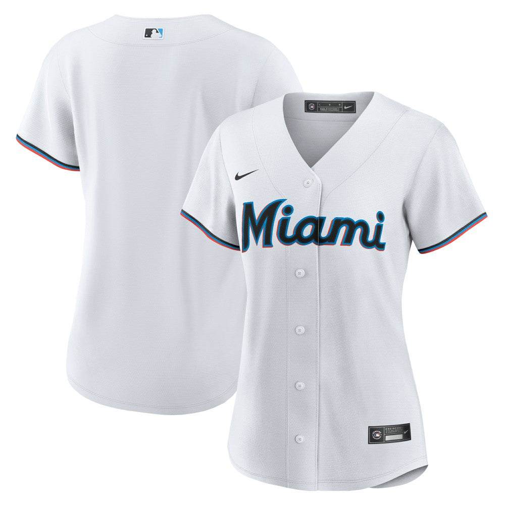 Miami Marlins Women's Replica Team Jersey White | Nike