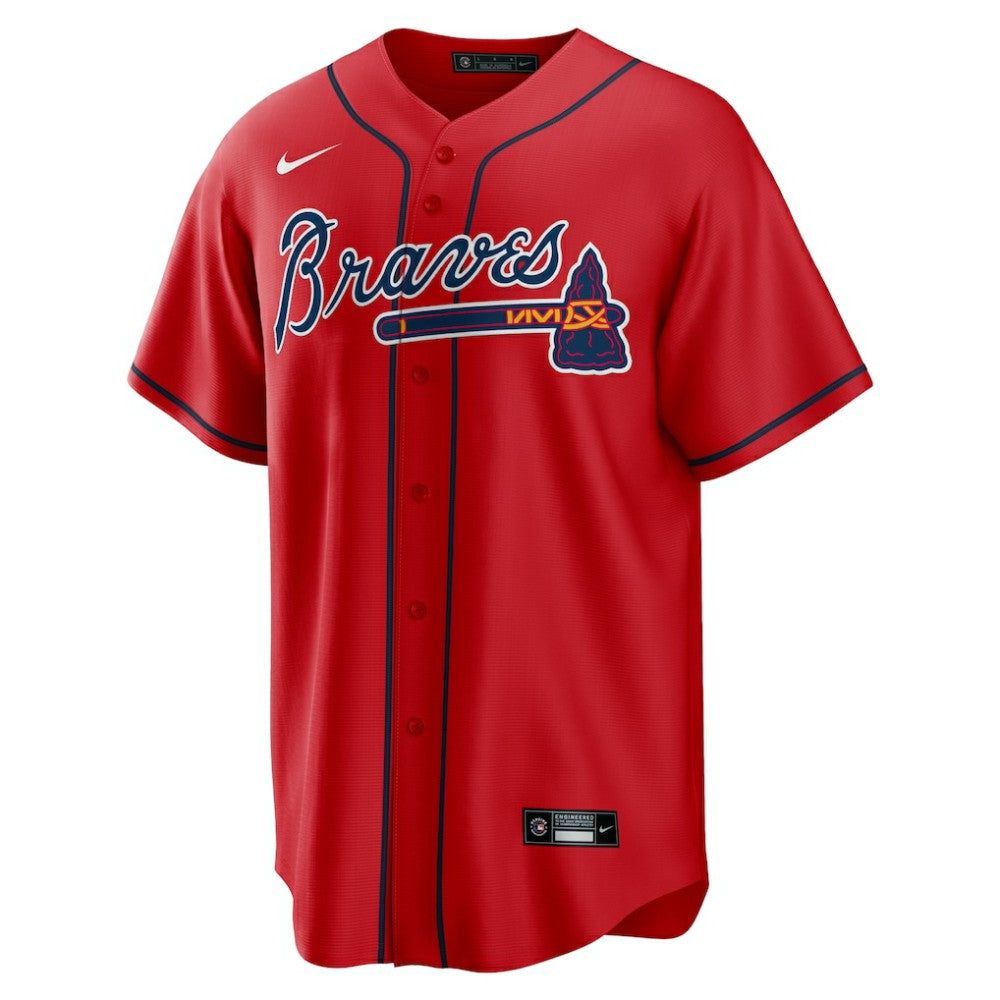 Atlanta Braves Alternate Replica Team Jersey Red | Nike
