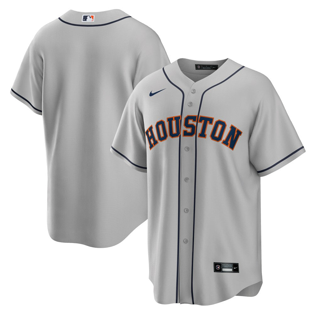 Houston Astros Road Replica Team Jersey Gray | Nike