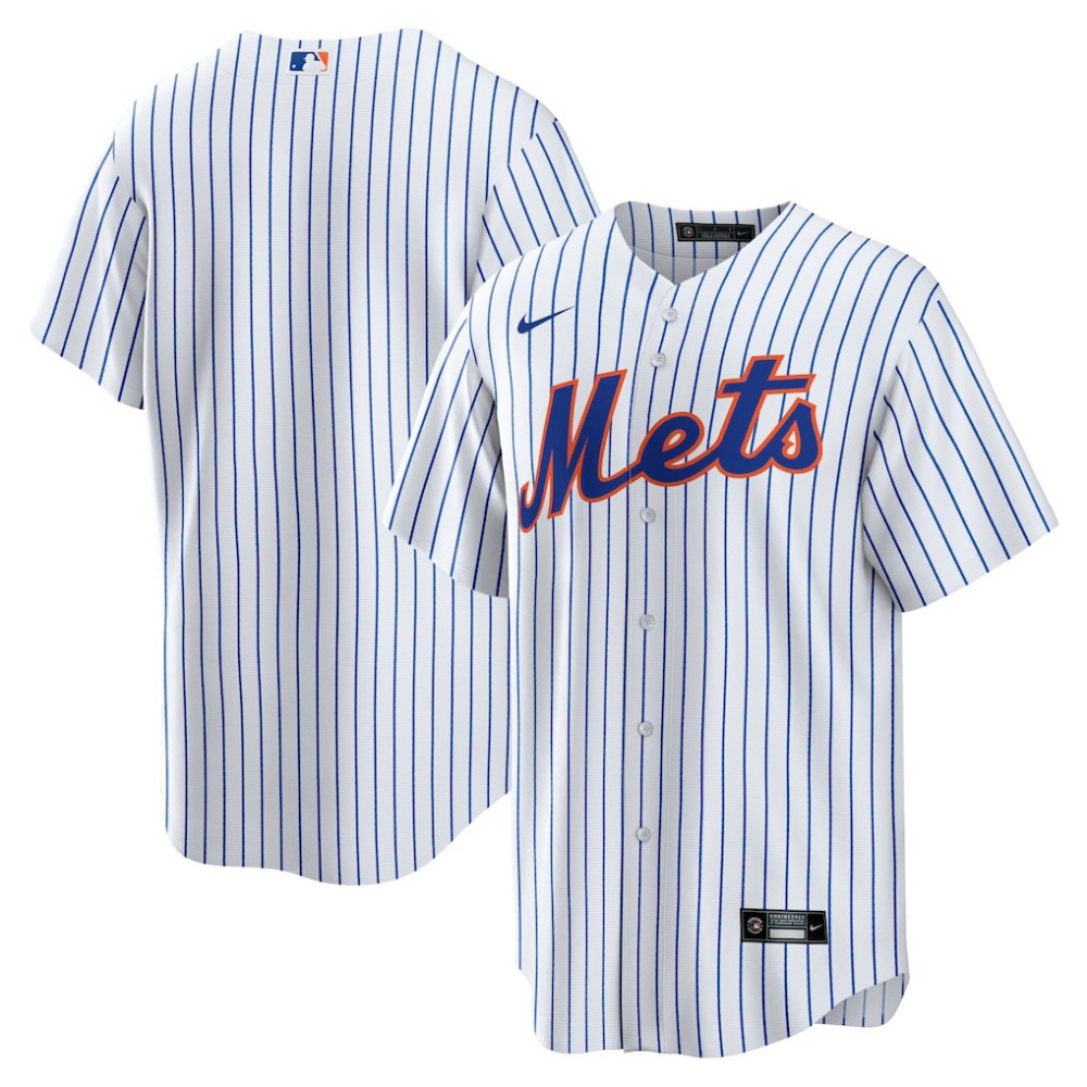 New York Mets Home Replica Team Jersey White | Nike