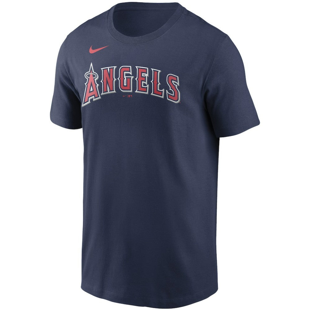 Mike Trout Los Angeles Angels Name & Number T-Shirt Navy | Nike