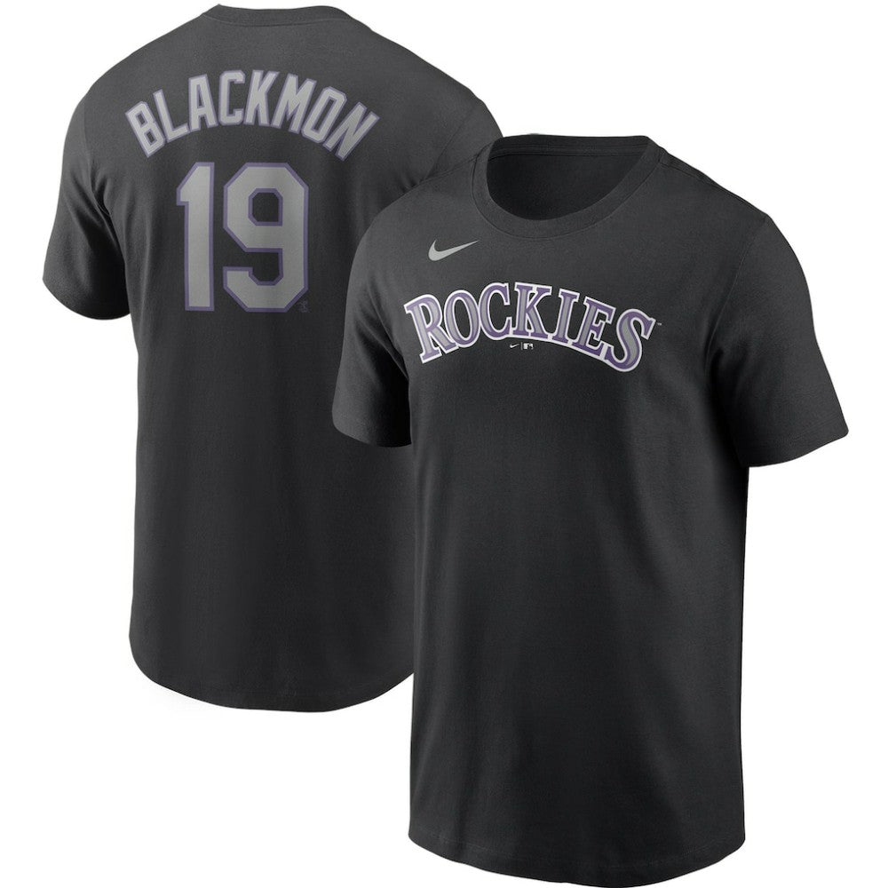 Charlie Blackmon Colorado Rockies Name & Number T-Shirt Black | Nike