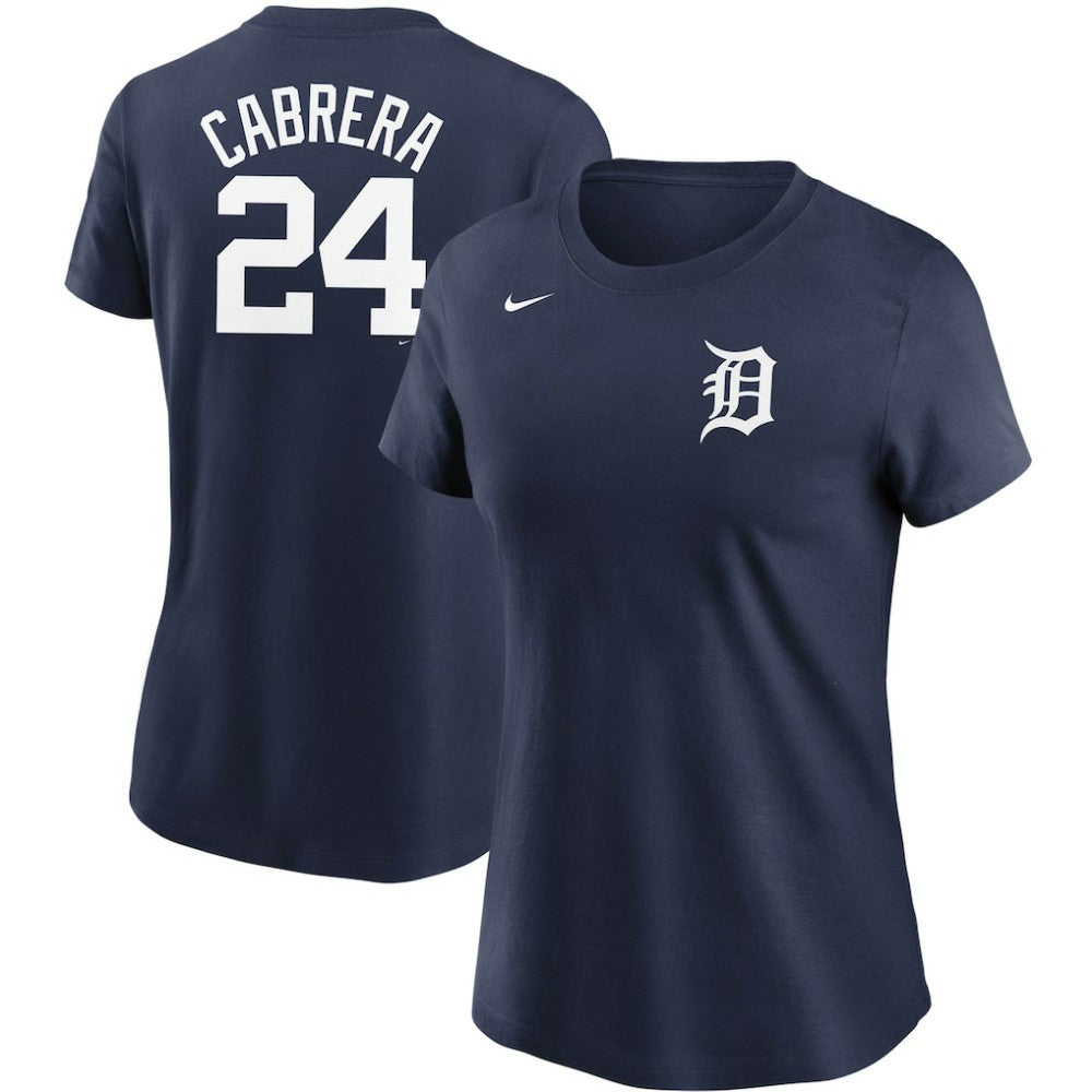 Miguel Cabrera Detroit Tigers Women's Name & Number T-Shirt Navy | Nike