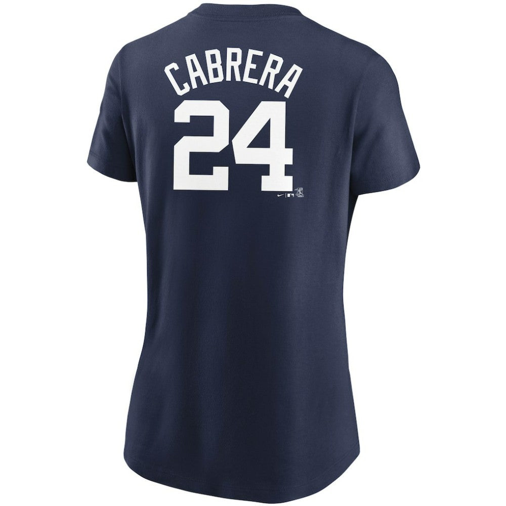 Miguel Cabrera Detroit Tigers Women's Name & Number T-Shirt Navy | Nike