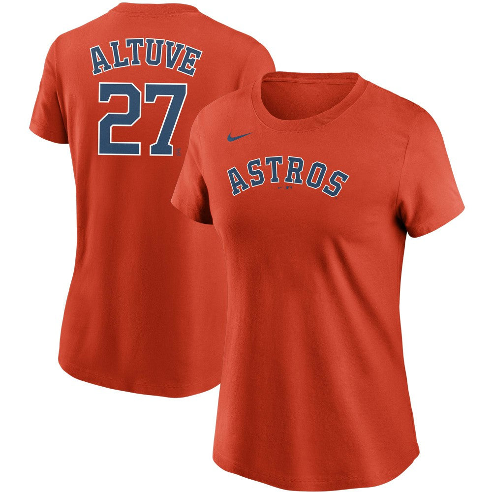 Jose Altuve Houston Astros Women's Name & Number T-Shirt Orange | Nike