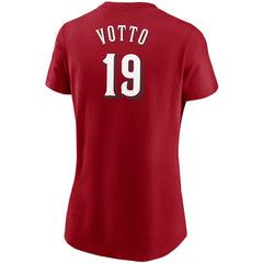 Joey Votto Cincinnati Reds Women's Name & Number T-Shirt Red | Nike
