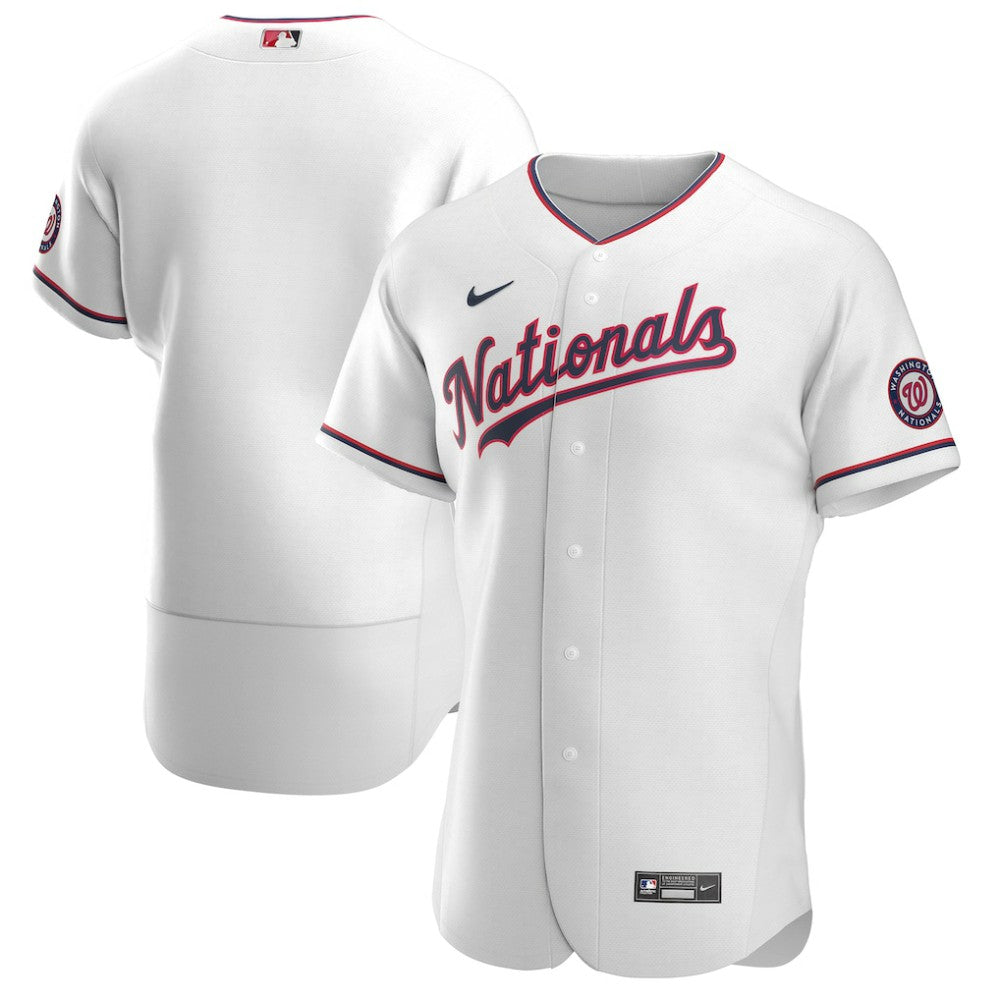 Washington Nationals Alternate Authentic Team Jersey - White