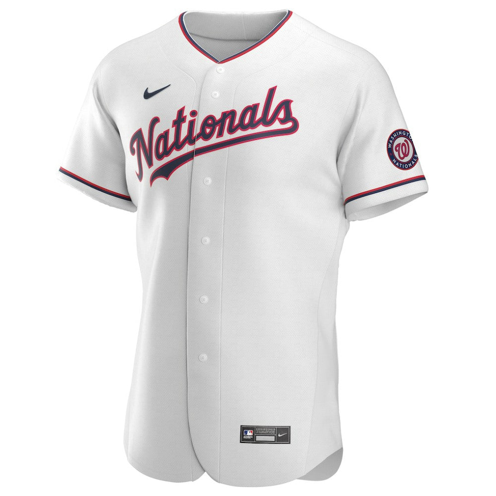 Washington Nationals Alternate Authentic Team Jersey - White