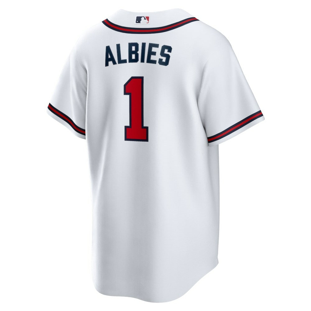 Ozzie Albies Atlanta Braves Home Replica Player Name Jersey White | Nike