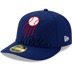 Los Angeles Dodgers Logo Elements Low Profile 59FIFTY Fitted Hat Royal | New Era