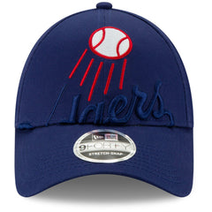Los Angeles Dodgers Logo Elements Stretch Snapback 9FORTY Adjustable Hat Royal | New Era
