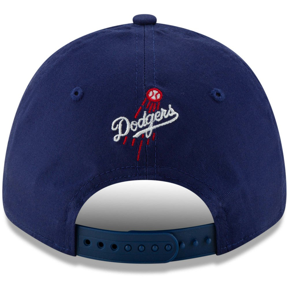 Los Angeles Dodgers Logo Elements Stretch Snapback 9FORTY Adjustable Hat Royal | New Era