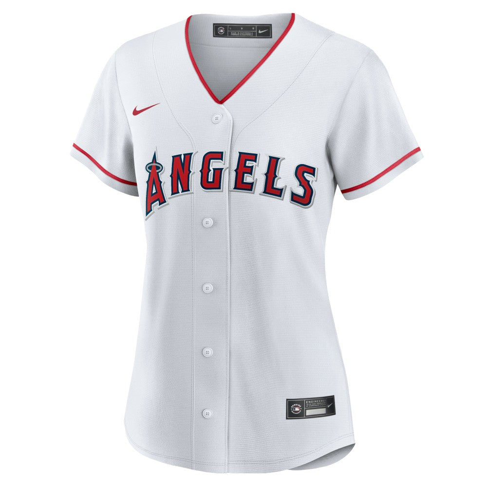 Mike Trout Los Angeles Angels Women's Home Replica Player Jersey White | Nike
