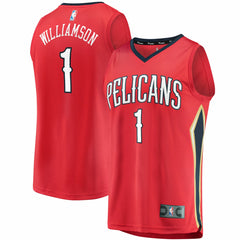 Zion Williamson New Orleans Pelicans Replica Fast Break Jersey Red - Statement Edition