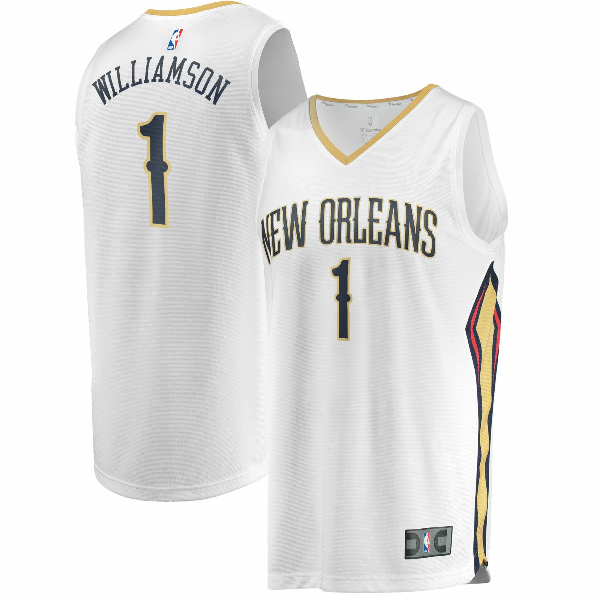 Zion Williamson New Orleans Pelicans Replica Fast Break Jersey White - Association Edition