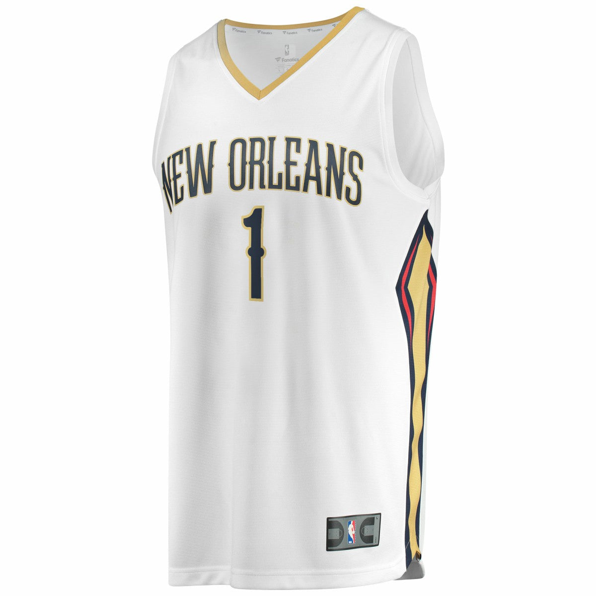 Zion Williamson New Orleans Pelicans Replica Fast Break Jersey White - Association Edition