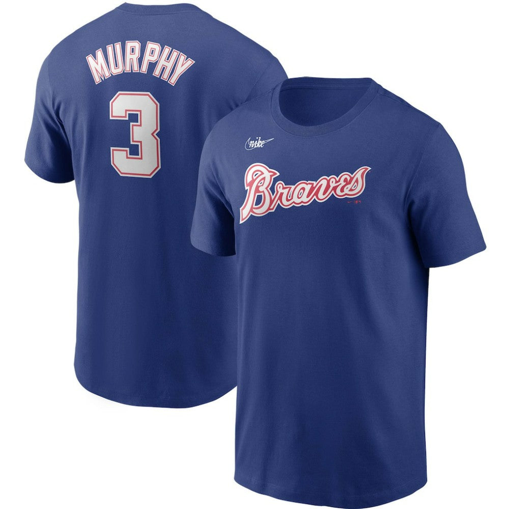 Dale Murphy Atlanta Braves Cooperstown Collection Name & Number T-Shirt Royal | Nike