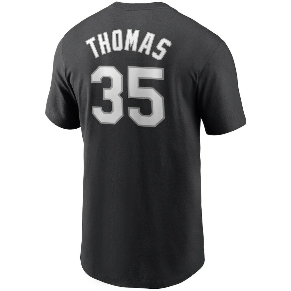 Frank Thomas Chicago White Sox Cooperstown Collection Name & Number T-Shirt Black | Nike