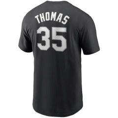 Frank Thomas Chicago White Sox Cooperstown Collection Name & Number T-Shirt Black | Nike