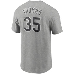 Frank Thomas Chicago White Sox Cooperstown Collection Name & Number T-Shirt Heathered Gray | Nike