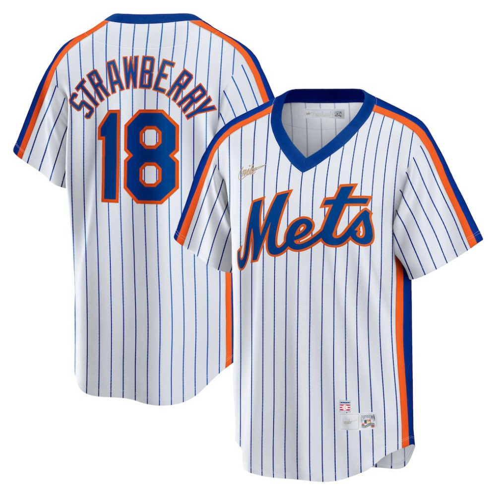 Darryl Strawberry New York Mets Home Cooperstown Collection Player Jersey White | Nike