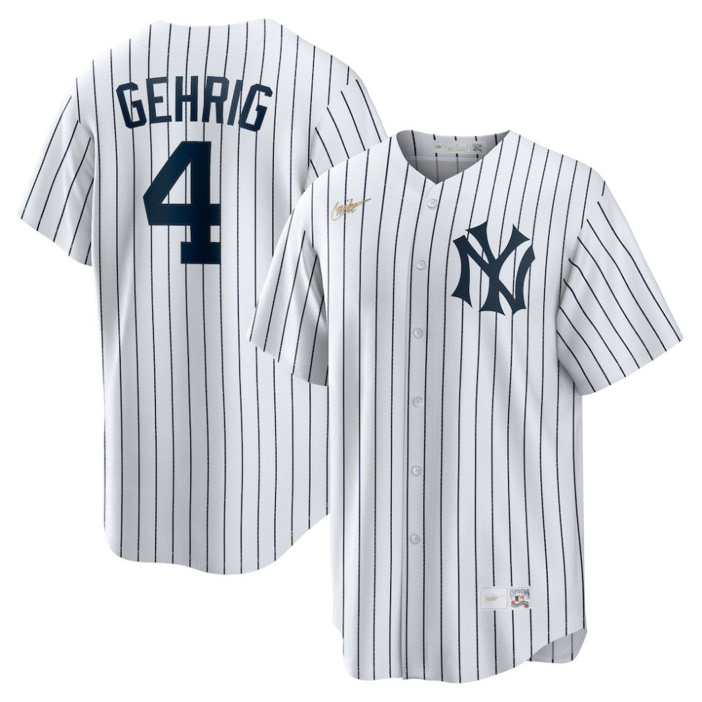 Lou Gehrig New York Yankees Home Cooperstown Collection Player Jersey White | Nike