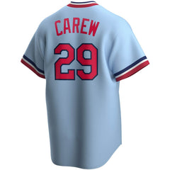 Rod Carew Minnesota Twins Road Cooperstown Collection Player Jersey Light Blue | Nike