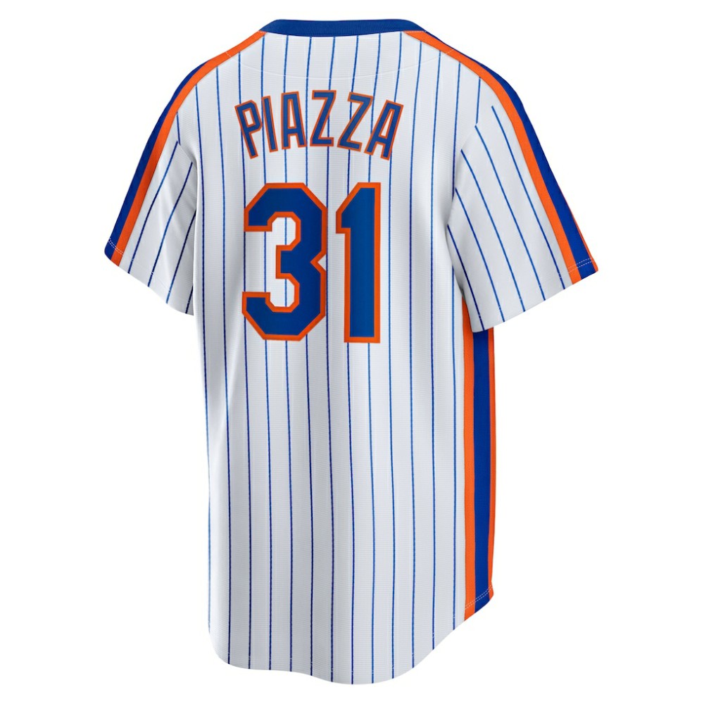 Mike Piazza New York Mets Home Cooperstown Collection Player Jersey White | Nike