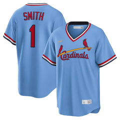 Ozzie Smith St. Louis Cardinals Road Cooperstown Collection Player Jersey Light Blue | Nike