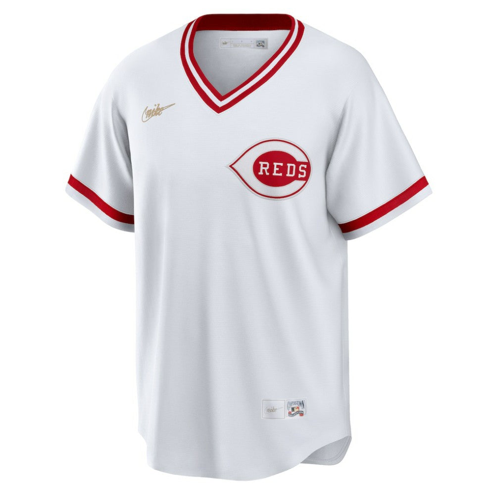 Barry Larkin Cincinnati Reds Home Cooperstown Collection Player Jersey White | Nike