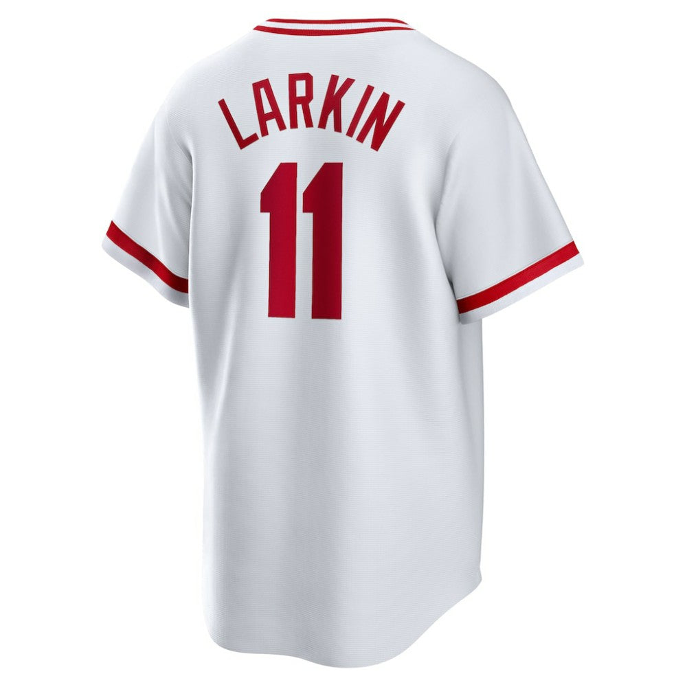 Barry Larkin Cincinnati Reds Home Cooperstown Collection Player Jersey White | Nike