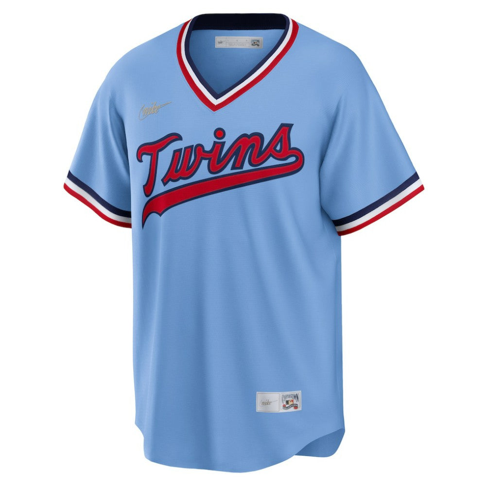 Minnesota Twins Road Cooperstown Collection Team Jersey Light Blue | Nike