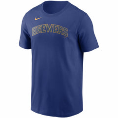 Christian Yelich Milwaukee Brewers Name & Number T-Shirt Royal | Nike