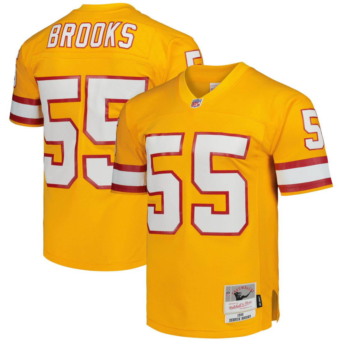 Derrick Brooks Tampa Bay Buccaneers Legacy Replica Jersey - Orange discount