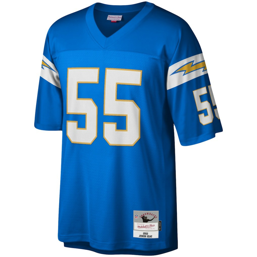 Junior Seau Los Angeles Chargers Legacy Replica Jersey - Powder Blue sale