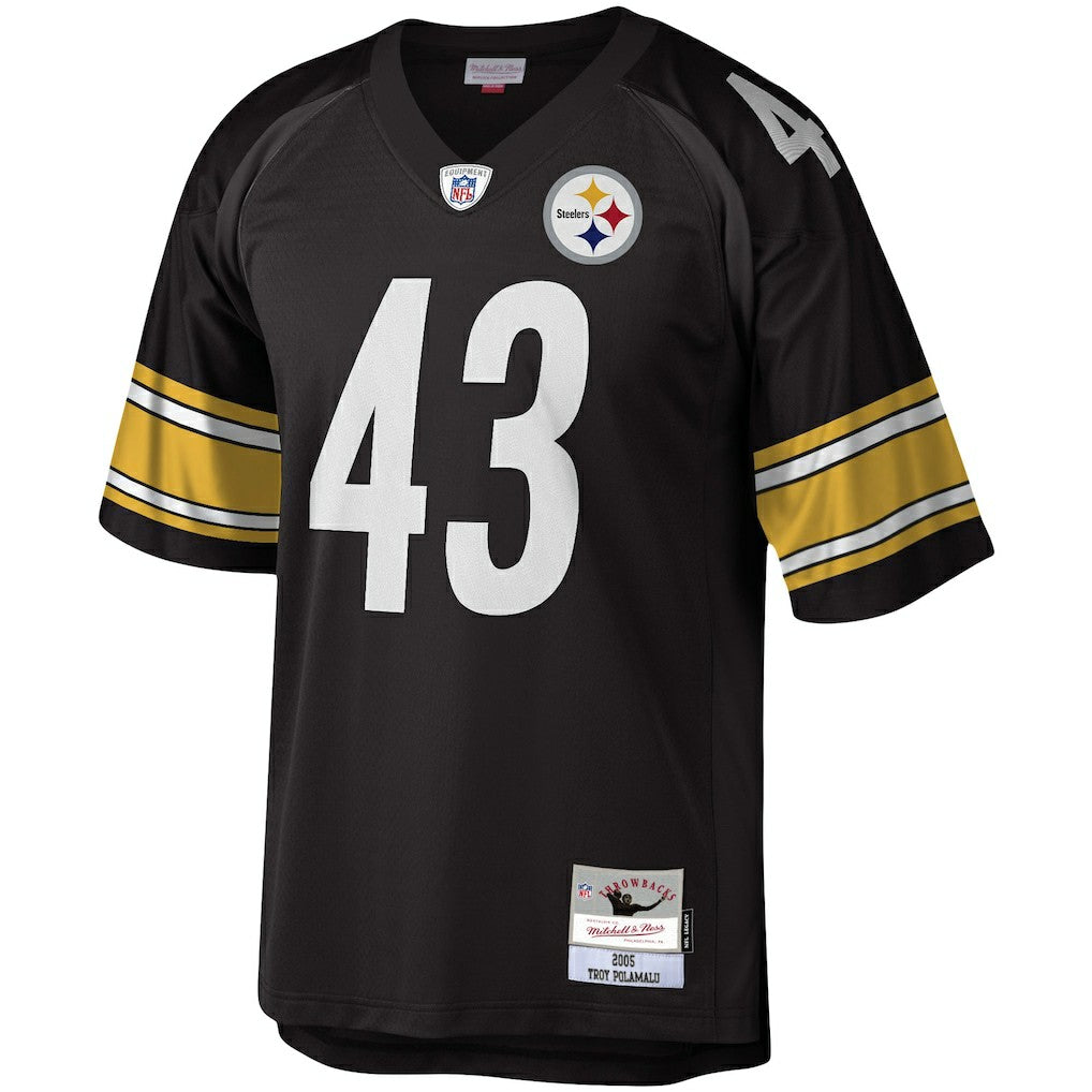 Troy Polamalu Pittsburgh Steelers Legacy Replica Jersey - Black cheap