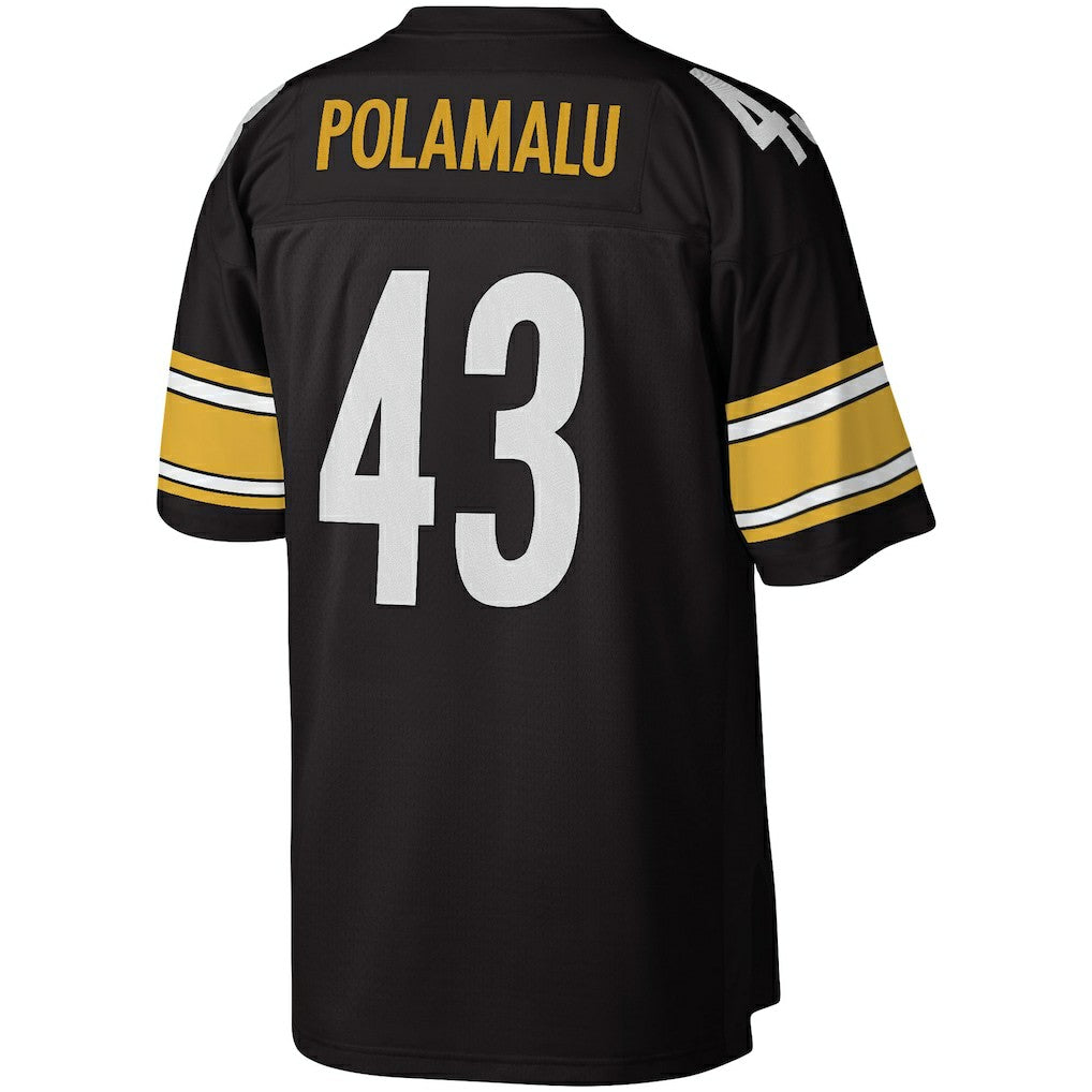 Troy Polamalu Pittsburgh Steelers Legacy Replica Jersey - Black cheap