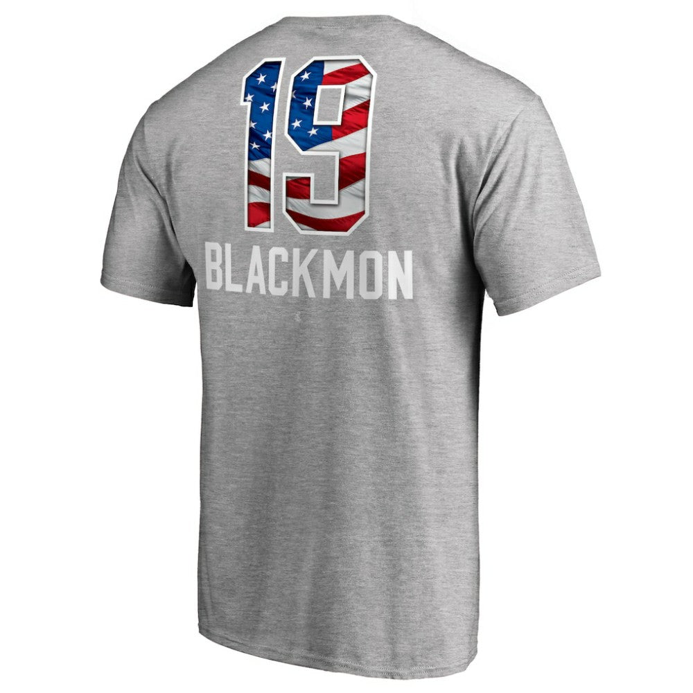 Charlie Blackmon Colorado Rockies Banner Wave Name & Number T-Shirt Heathered Gray