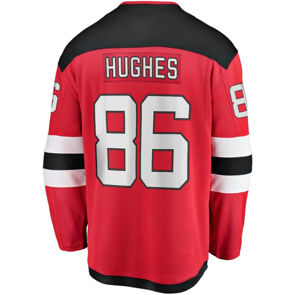 Jack Hughes New Jersey Devils Fanatics Breakaway Player Jersey Red