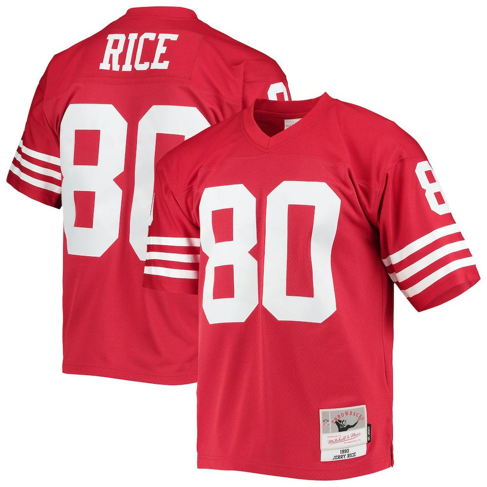 Jerry Rice San Francisco 49ers Legacy Replica Jersey - Scarlet sale