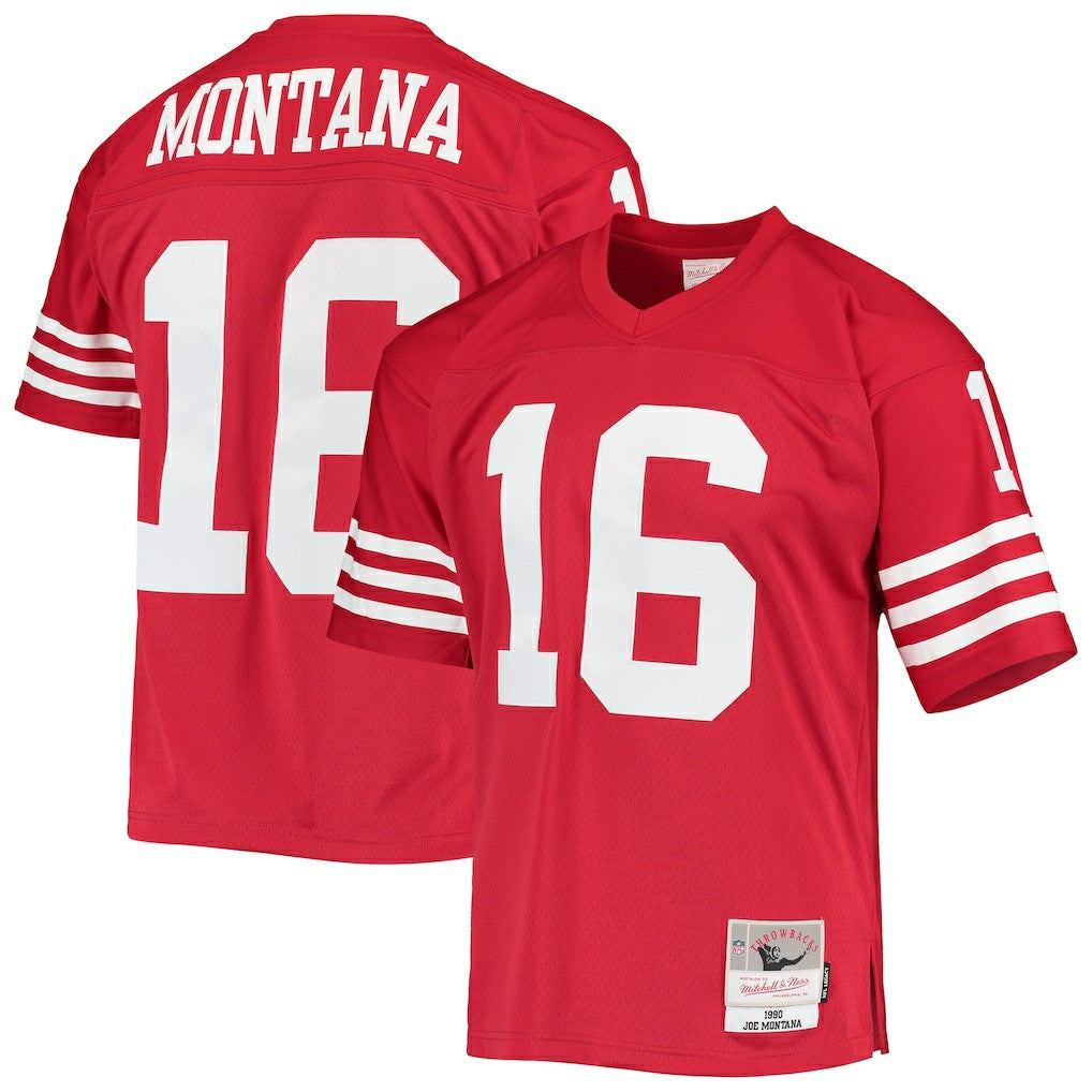 Joe Montana San Francisco 49ers Legacy Replica Jersey - Scarlet cheap