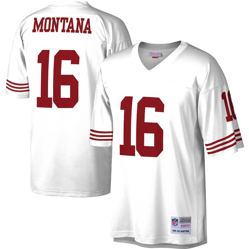 Joe Montana San Francisco 49ers 1990 Legacy Replica Jersey - White on sale