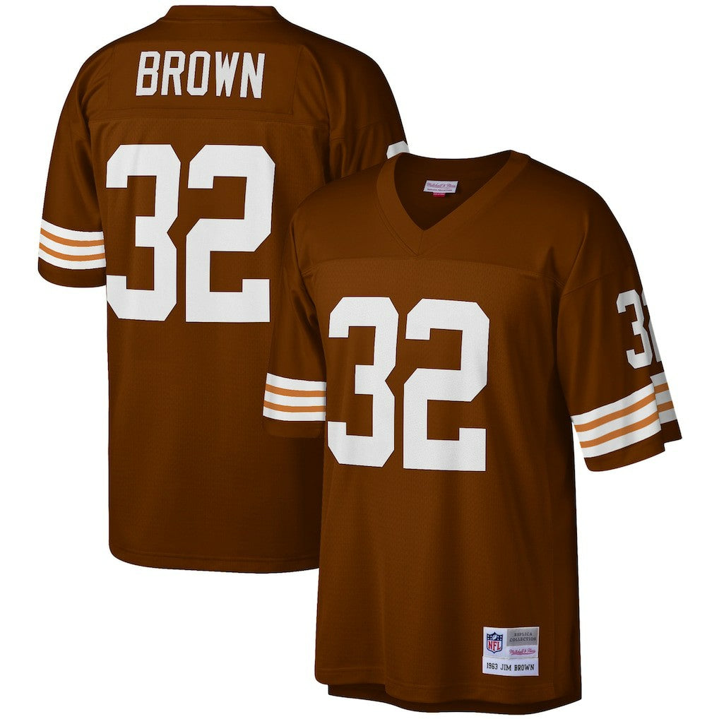 Jim Brown Cleveland Browns Legacy Replica Jersey - Brown cheap
