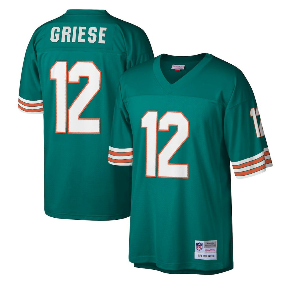 Bob Griese Miami Dolphins Legacy Replica Jersey - Aqua for sale
