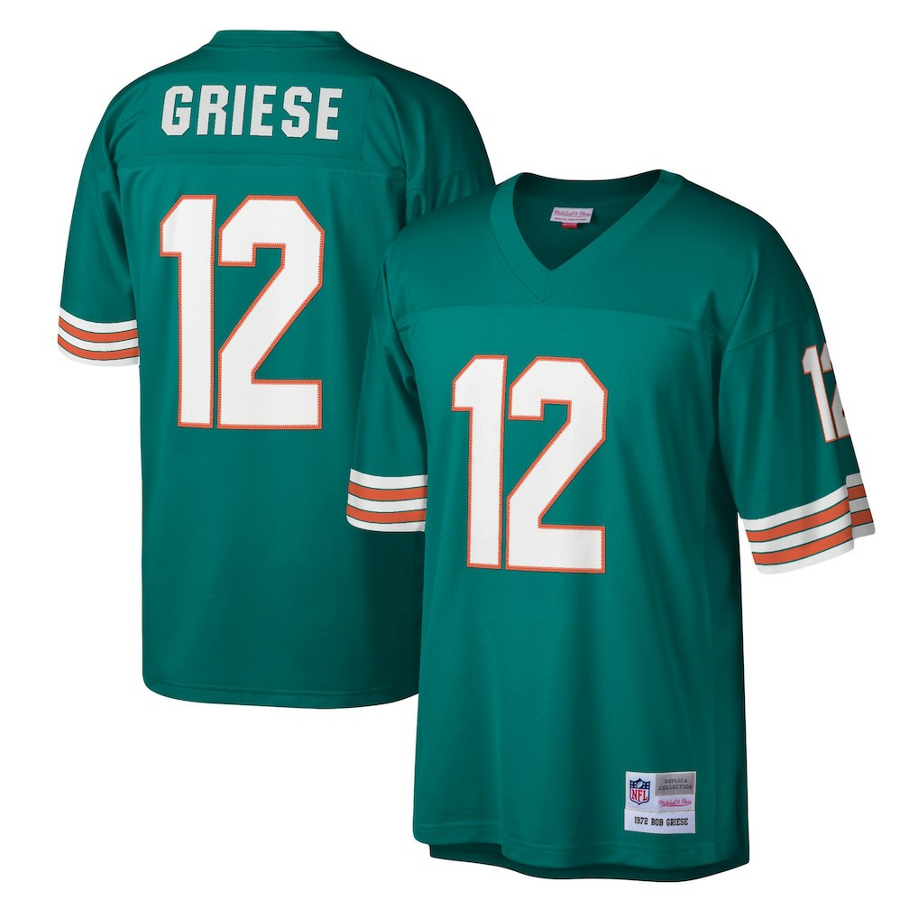 Bob Griese Miami Dolphins Legacy Replica Jersey - Aqua for sale