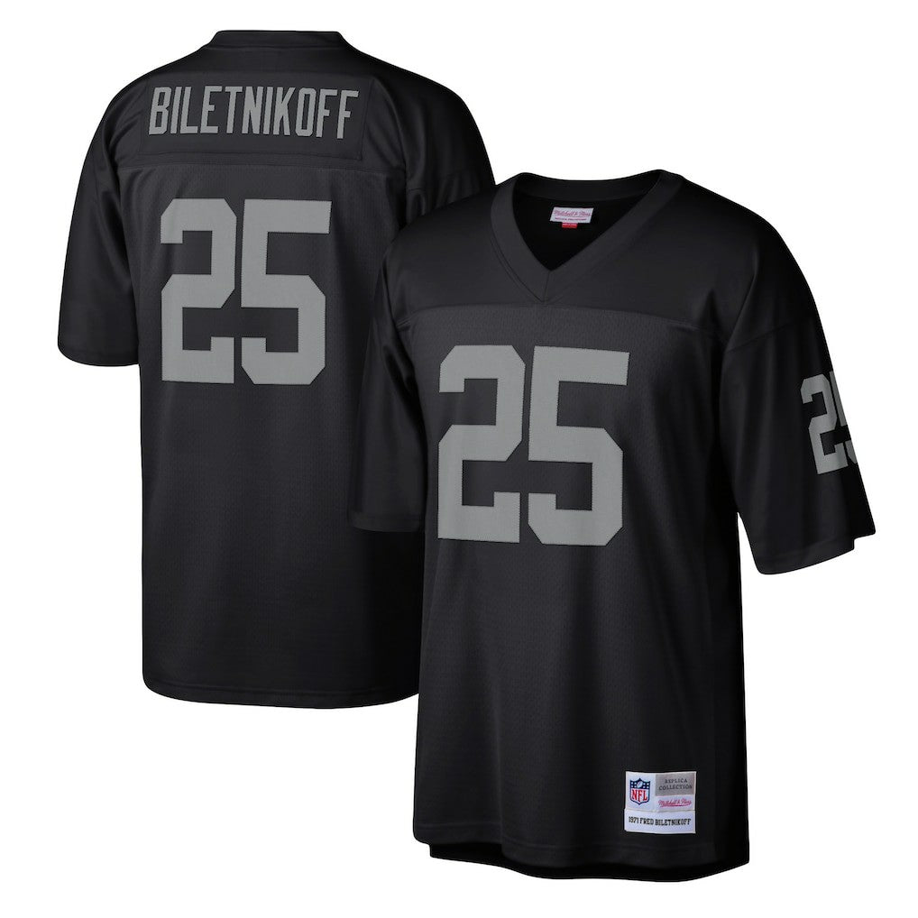 Fred Biletnikoff Las Vegas Raiders Legacy Replica Jersey - Black on sale